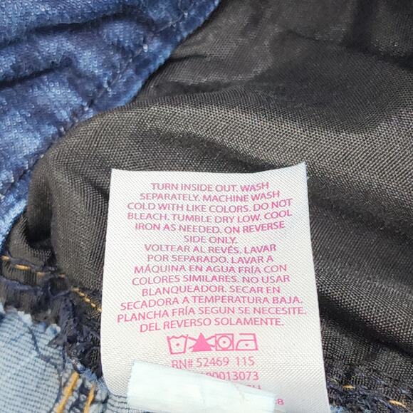 No Boundaries Jeans Womens 17 Juniors Blue High Rise Skinny Ankle Stretch Denim - Picture 5 of 11